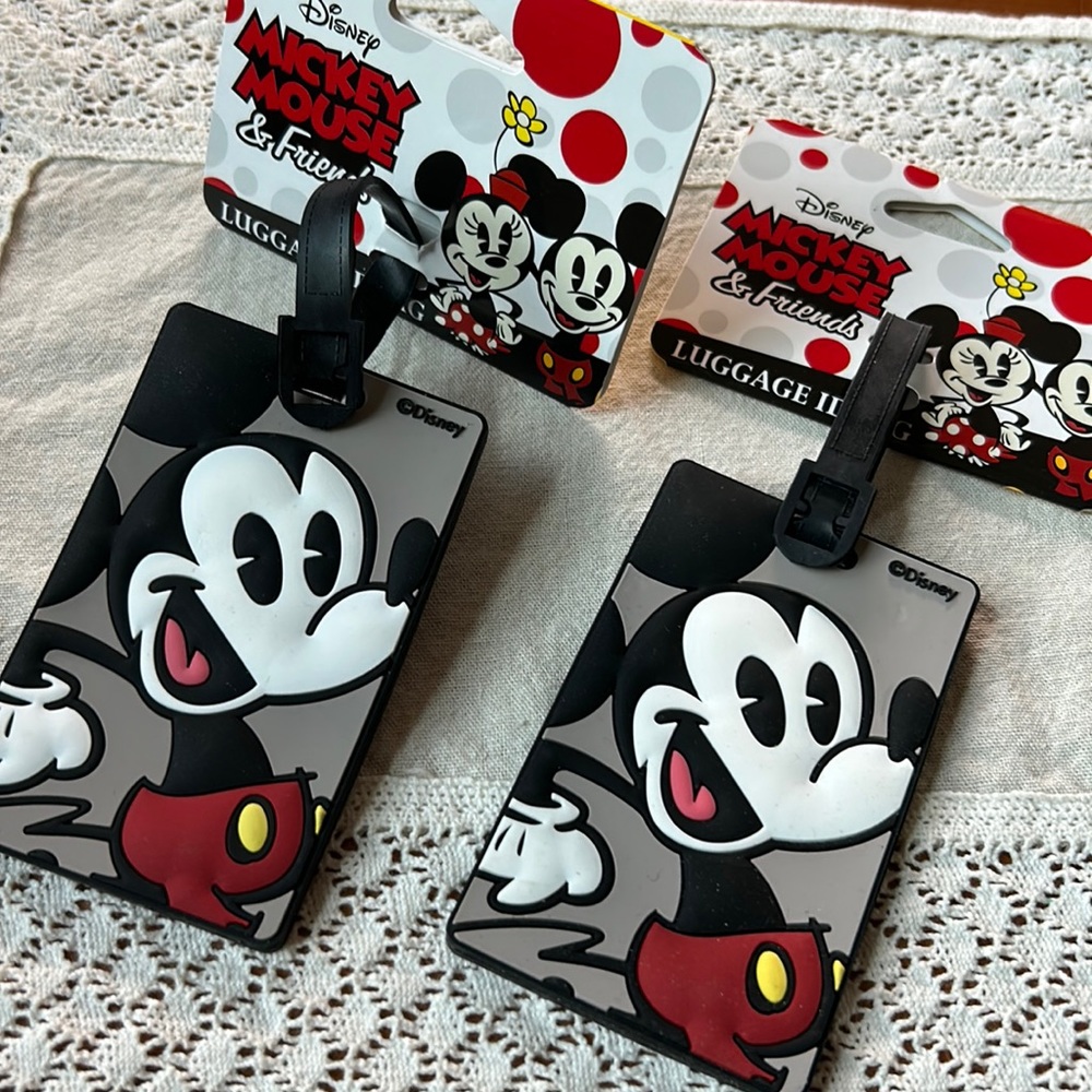 Mickey Disney American Tourister Luggage tags
